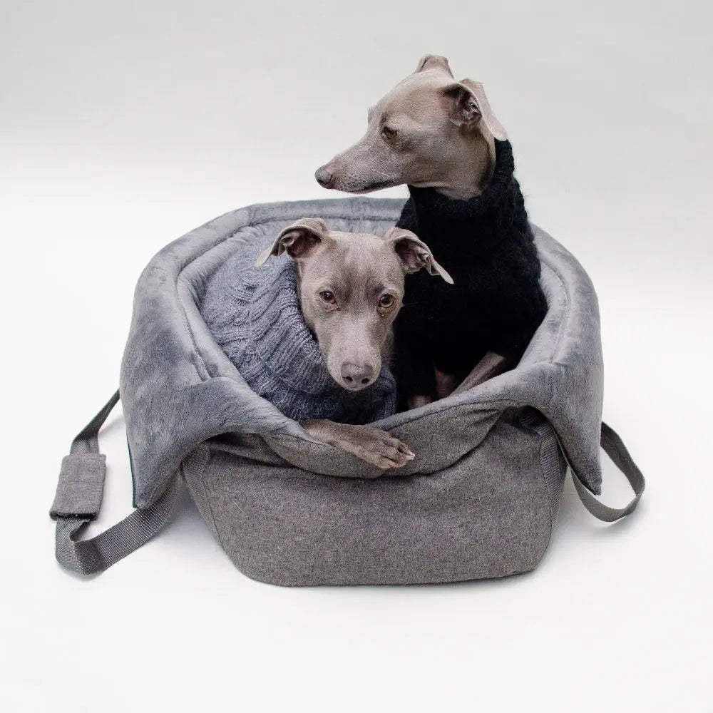 Pullover für Hunde aus 100% Kaschmir - schwarz 4legs.de