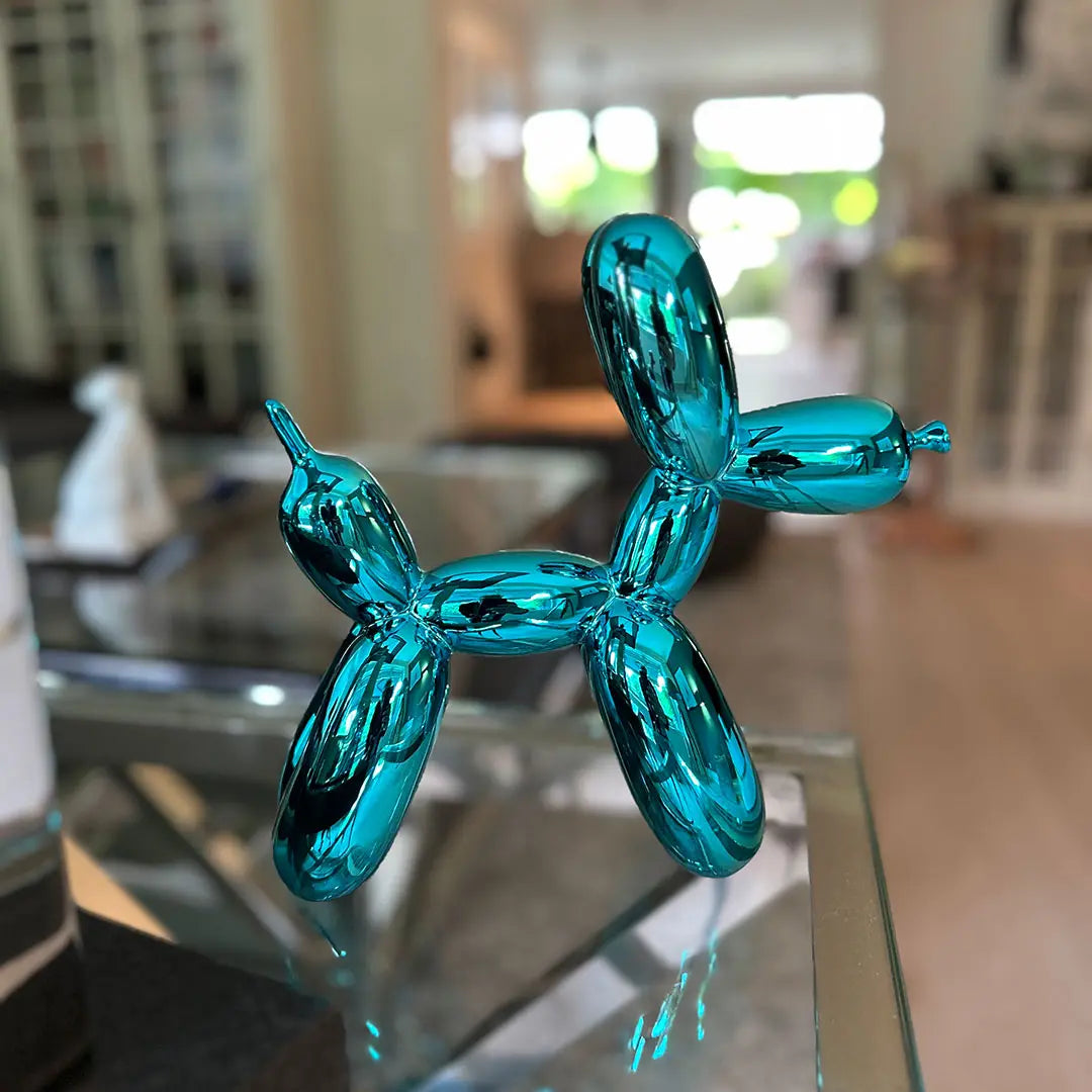 Balloon Dog Design Sculpture - skyblue 4legs.de