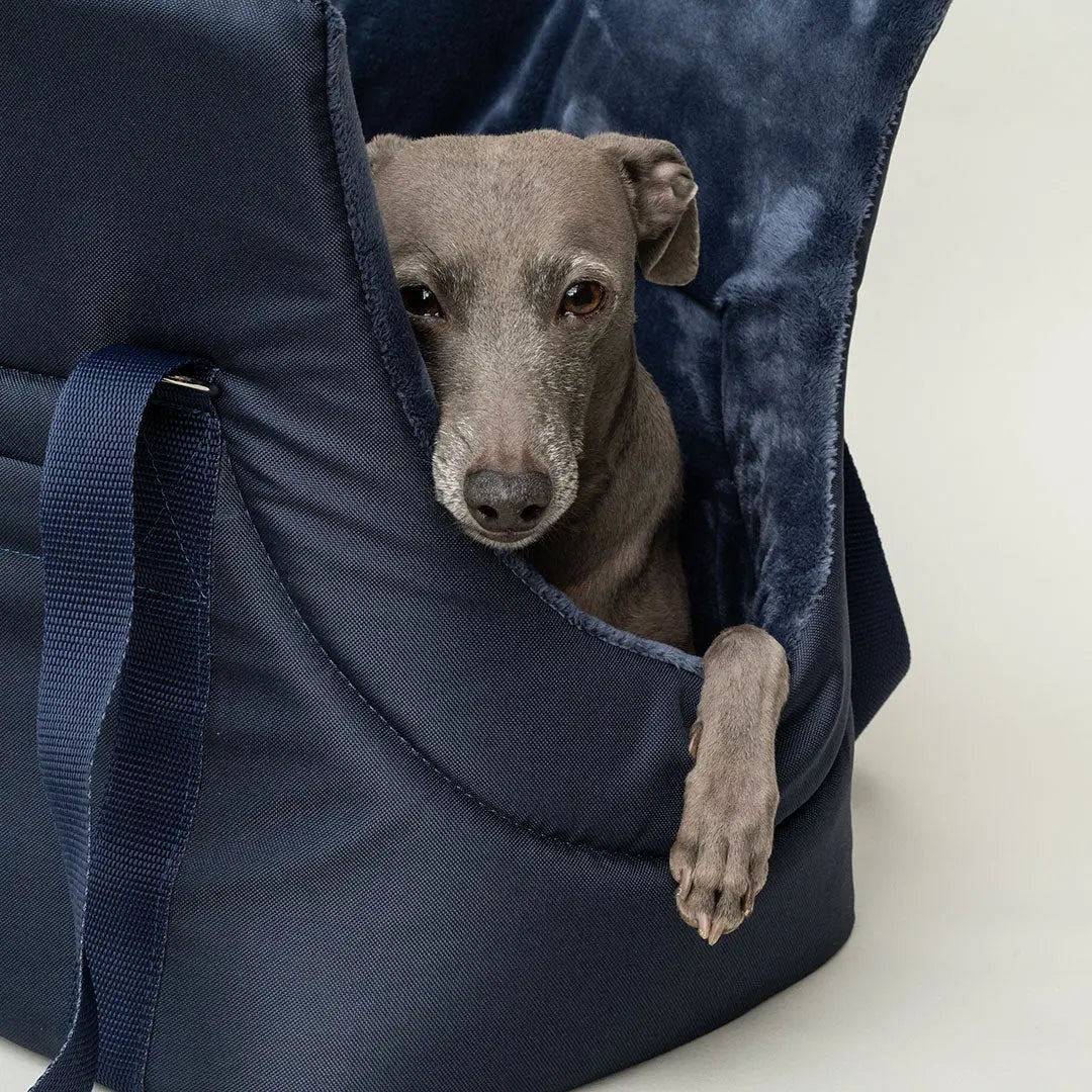 Die Hundetasche "Lunch & Dinner" Navy 4legs.de