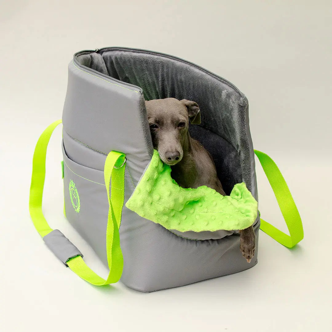 Die Hundetasche "lunch & dinner active" grey 4legs.de