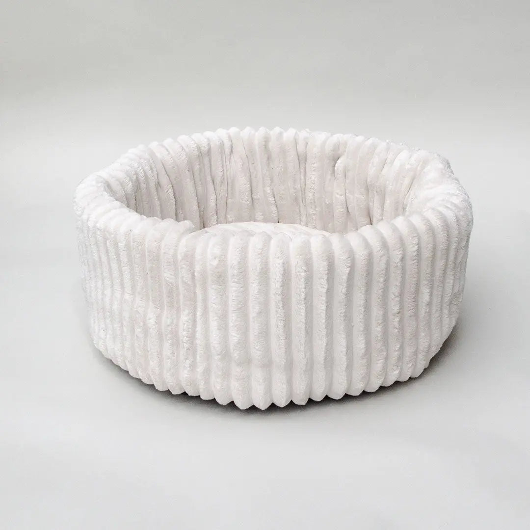 Elegantes Hundebett „Biscuit“ - creme 4legs.de