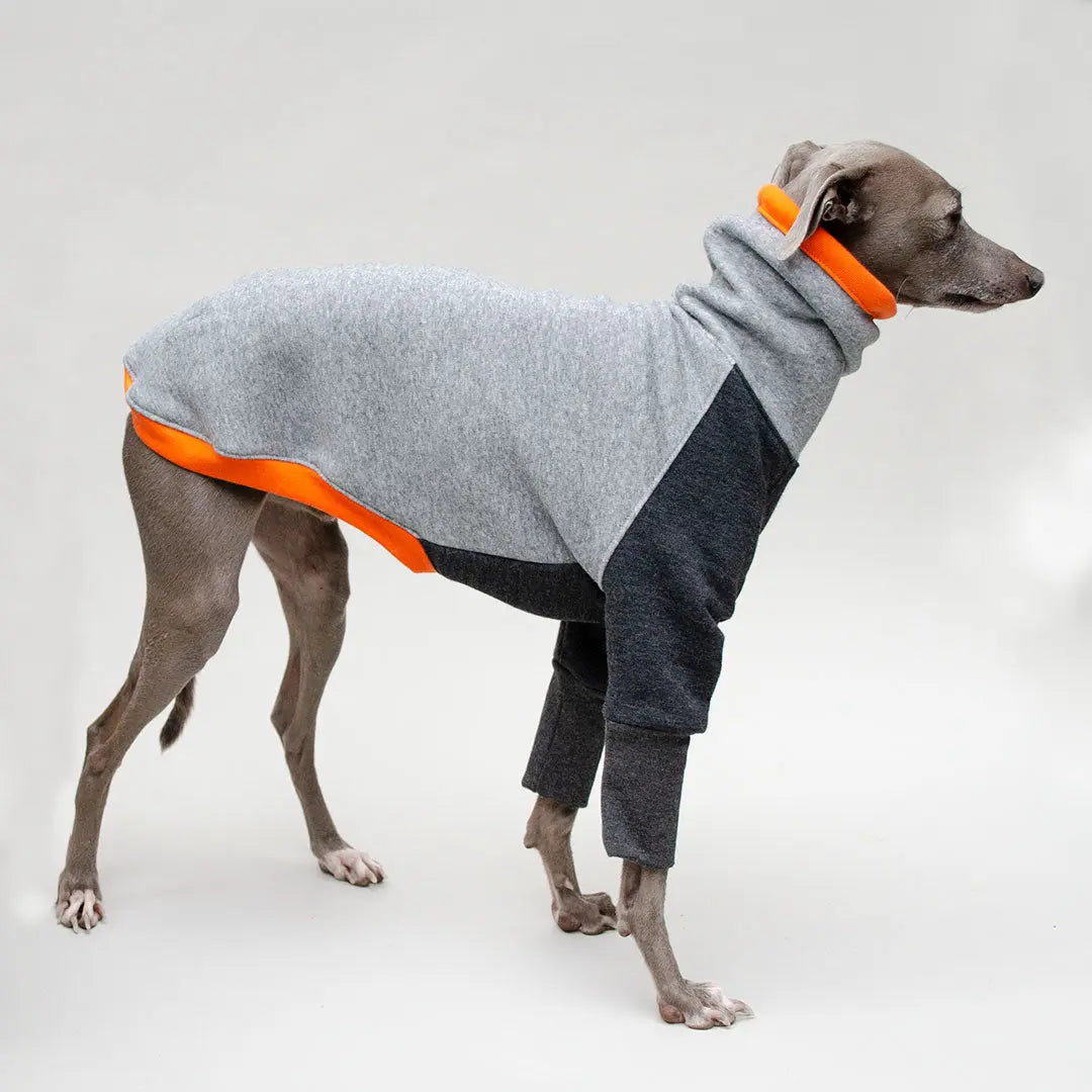 Kuscheliger Hunde-Sweater Bicolor "Baseball" 4legs.de