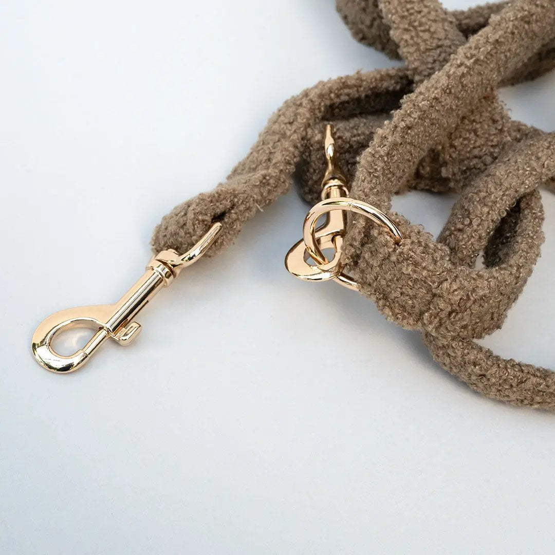 Kuscheliges Hundeleine „Teddybaer“  4legs.de