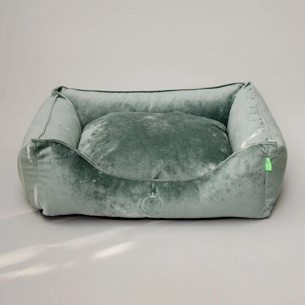 Luxus Hundebett „Velvet Vintage Canapé“ - mint 4legs.de