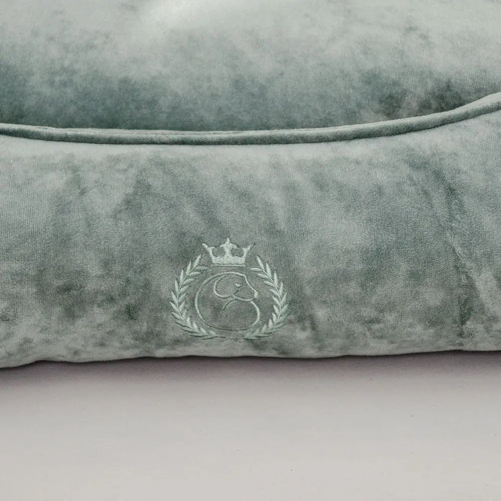 Luxus Hundebett „Velvet Vintage Canapé“ - mint 4legs.de