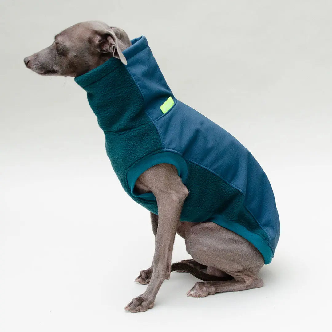 Softshell Hundepullover "Smart" - Petrol 4legs.de