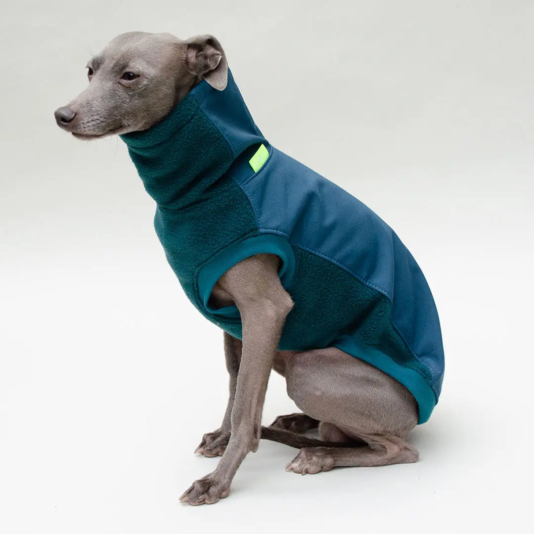 Softshell Hundepullover "Smart" - Petrol 4legs.de