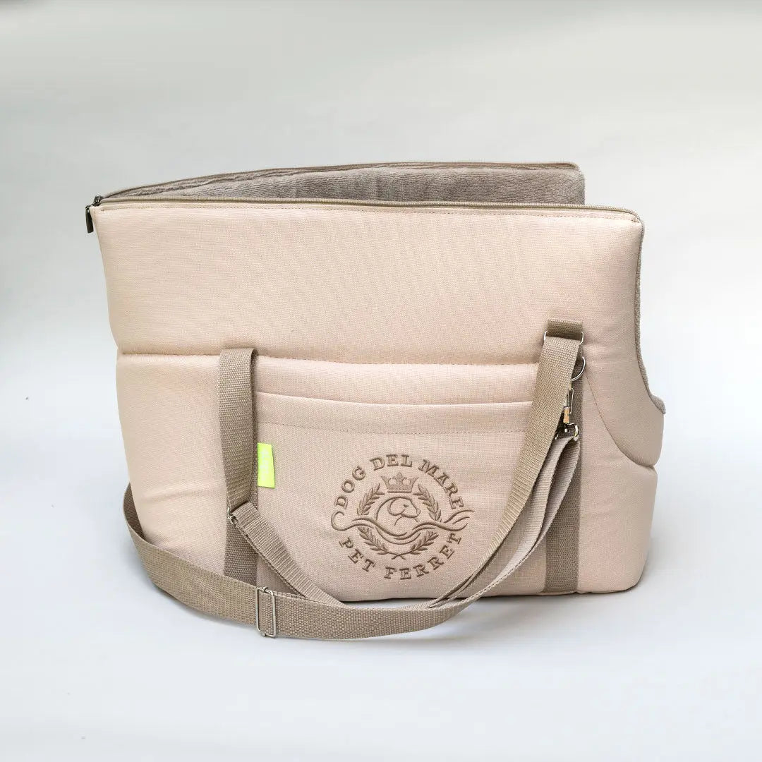 Sommertasche "Dog del Mare" beige deluxe 4legs.de