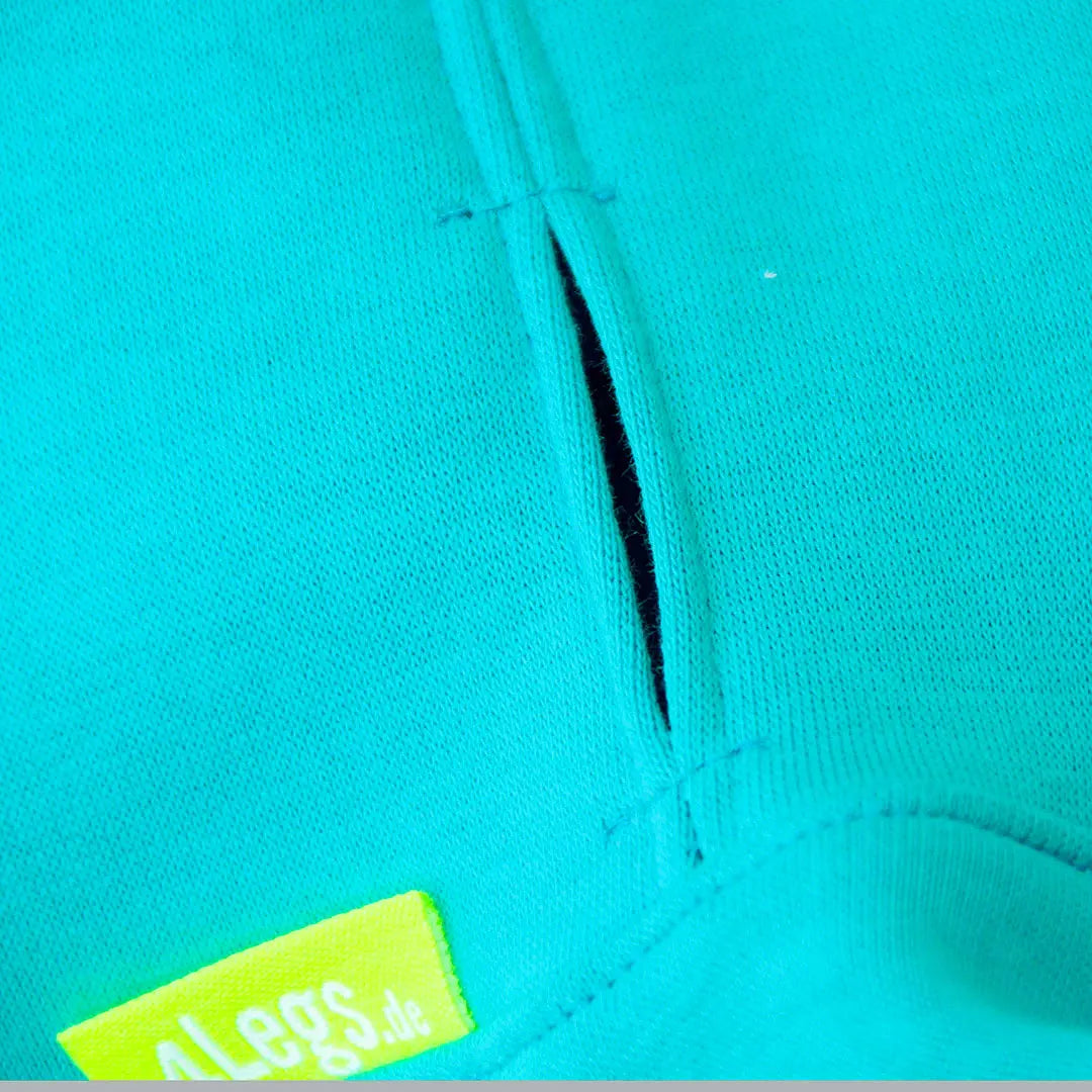 Warmes Sweatshirt "COZY" - türkis 4legs.de