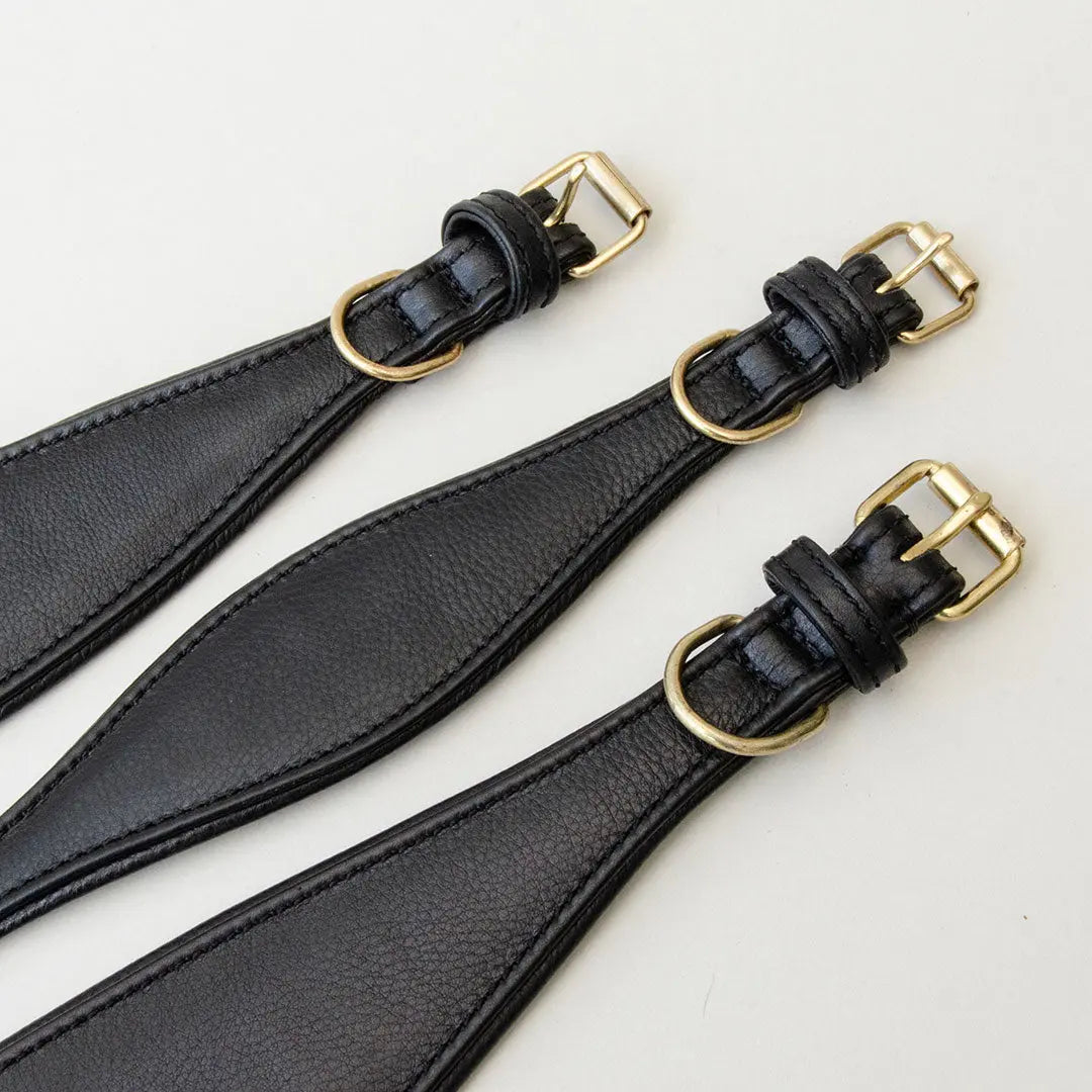 Windhundhalsband - "Greyhound Supersoft" black 4legs.de