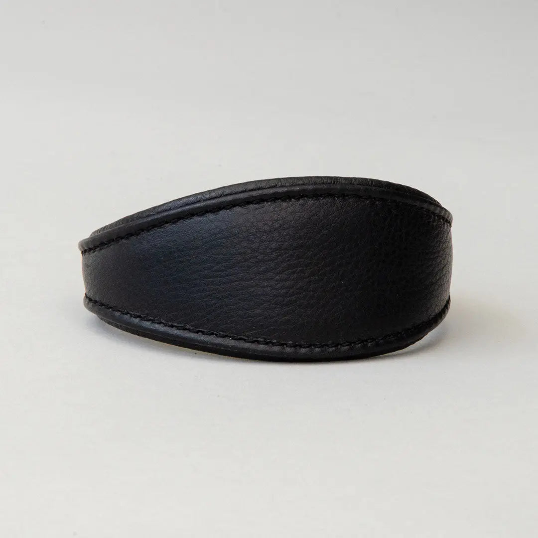 Windhundhalsband - "Greyhound Supersoft" black 4legs.de