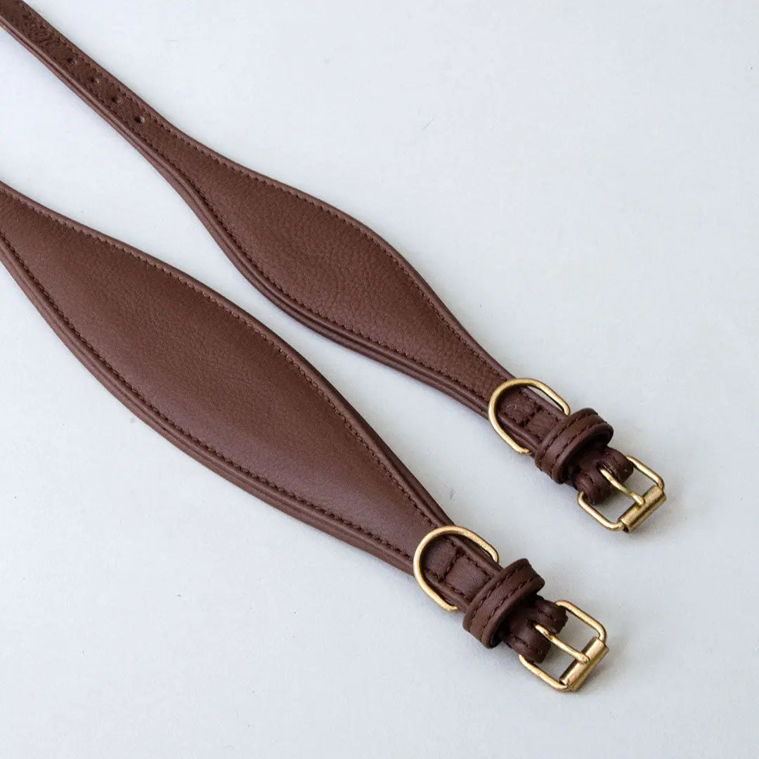 Windhundhalsband - "Greyhound Supersoft" brown 4legs.de