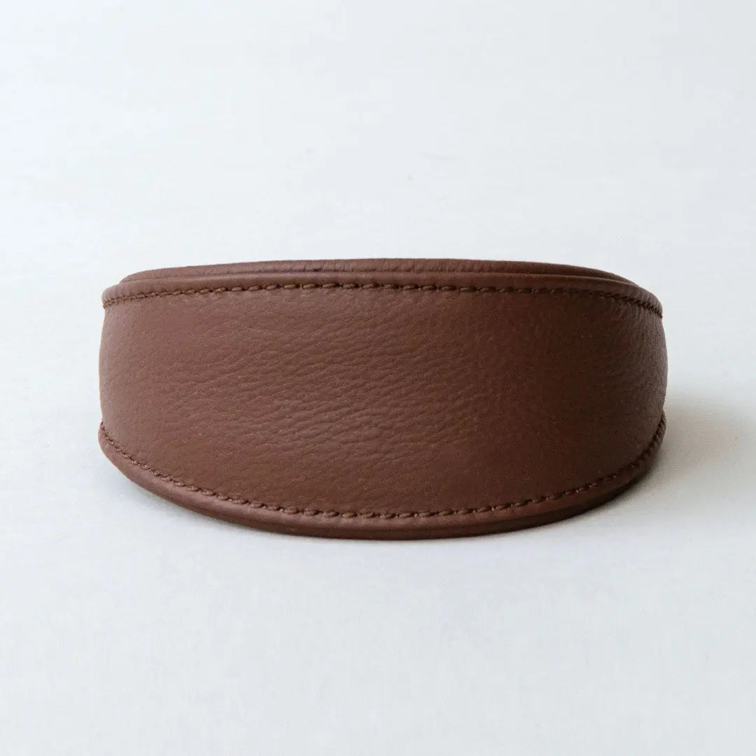 Windhundhalsband - "Greyhound Supersoft" brown 4legs.de